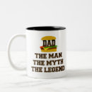 Search for dad man myth legend mugs Birthday