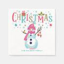 Search for snowman napkins Snowflakes