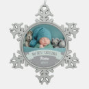Search for pewter snowflake christmas tree decorations Baby boy
