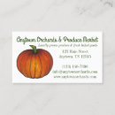 Search for harvest business cards Autumn