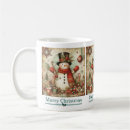 Search for christmas snowman mugs Vintage