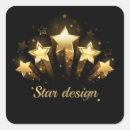 Search for five star stickers Black