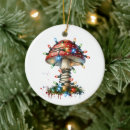 Search for mushroom christmas tree decorations Retro