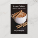 Search for hot chocolate business cards Cappuccino