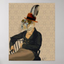 Search for animals in suits posters Rabbit