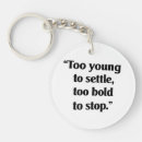Search for keep going key rings Typography