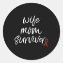 Search for burgundy ribbon stickers Aneurysm