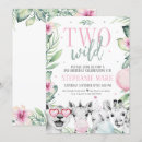 Search for girl safari birthday invitations 2nd