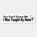 Search for scared bumper stickers Funny