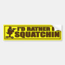 Search for sasquatch bumper stickers Squatchy