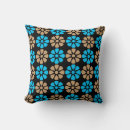 Search for blue and brown floral cushions Flowers