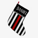 Search for firefighter christmas stockings Thin red line