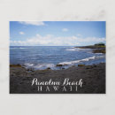 Search for black sand beach postcards Hawaii