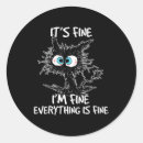 Search for everythings fine stickers Cat