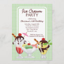 Search for ice cream sundae birthday invitations Party