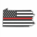 Search for fire department bumper stickers Thin red line