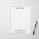 Search for red letterhead Business