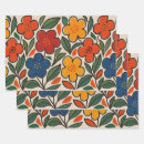 Search for 1960s wrapping paper Flowers