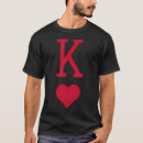 Search for playing card tshirts King of hearts