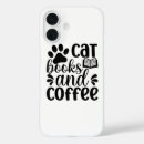 Search for cat coffee iphone cases Bibliophile