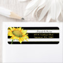 Search for chic stripes return address labels Black and white stripes