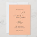 Search for peach wedding invitations Simple