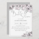 Search for feminine bridal shower invitations Calligraphy