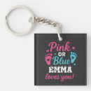 Search for revealing key rings Pregnancy reveal