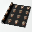 Search for female wrapping paper Portrait