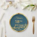 Search for music paper plates Gold