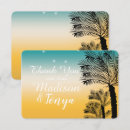 Search for beach sunset wedding invitations Palm trees