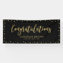 Search for retirement congratulations banners Black