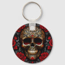 Search for dia de los muertos key rings Bones