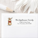Search for bunny rabbit return address labels Whimsical