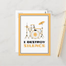 Search for drummers postcards Drum set