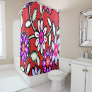 Search for funky shower curtains Flowers