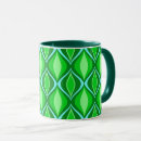 Search for green diamond mugs Retro