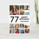 Search for 77 birthday cards Seventy seventh birthday