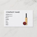 Search for cricket business cards Ball