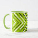 Search for green arrow mugs Geometric