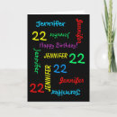 Search for 22 year birthday cards Happy