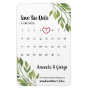 Search for botanical calendar save the dates Heart