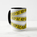 Search for tape mugs Crime scene