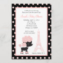 Search for french poodle baby shower invitations Ooh la la