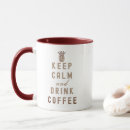 Search for keep calm and love mugs Beverage