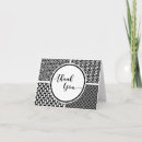 Search for high school graduation thank you cards Black and white