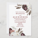Search for boho burgundy wedding invitations Flowers