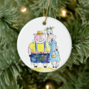 Search for funny animal christmas tree decorations Whimsical