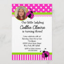 Search for hot pink and green invitations For kids
