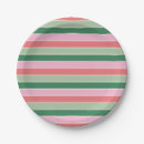 Search for pink christmas paper plates Stripes